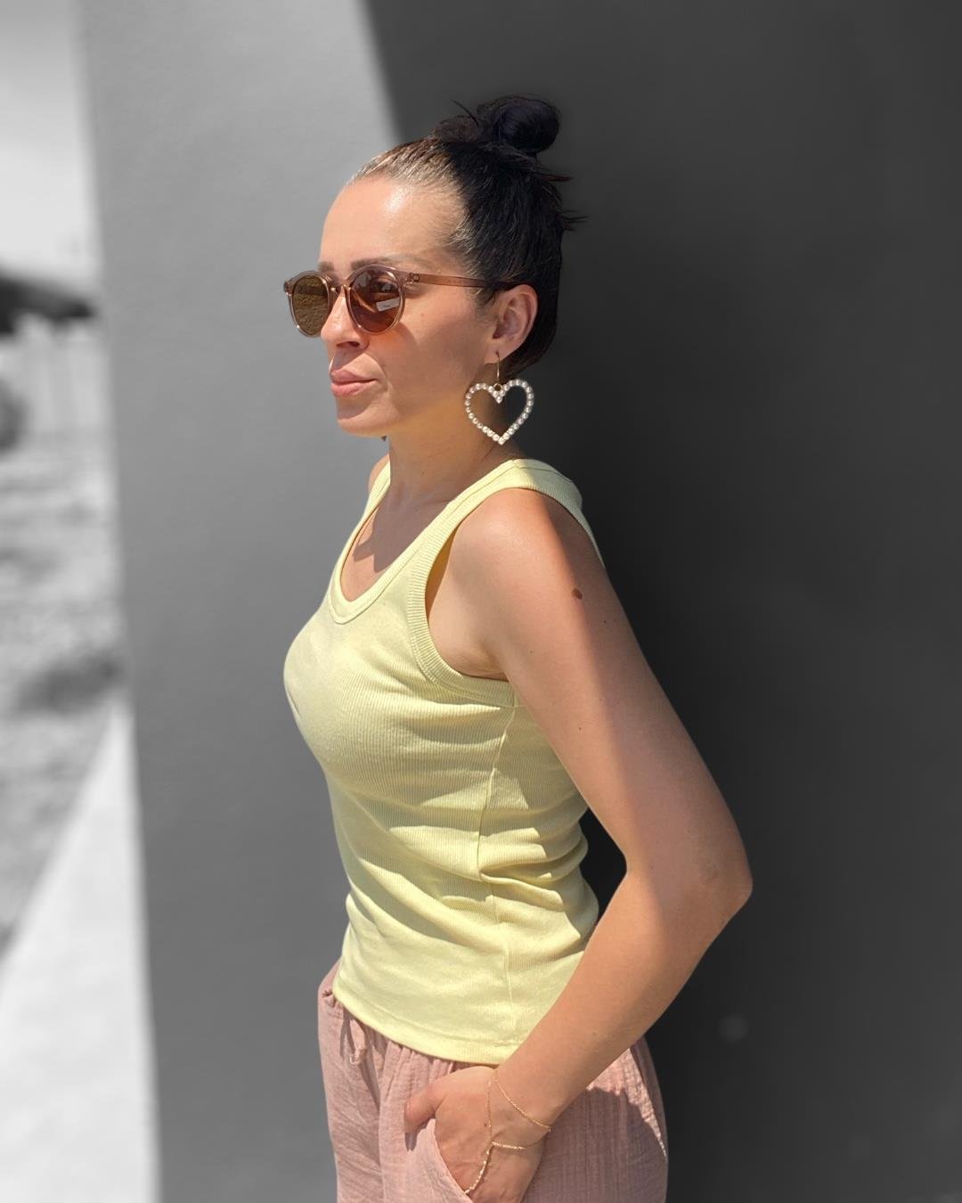 Sarı Ribana Basic Atlet