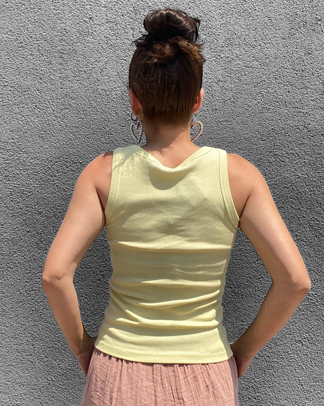 Sarı Ribana Basic Atlet