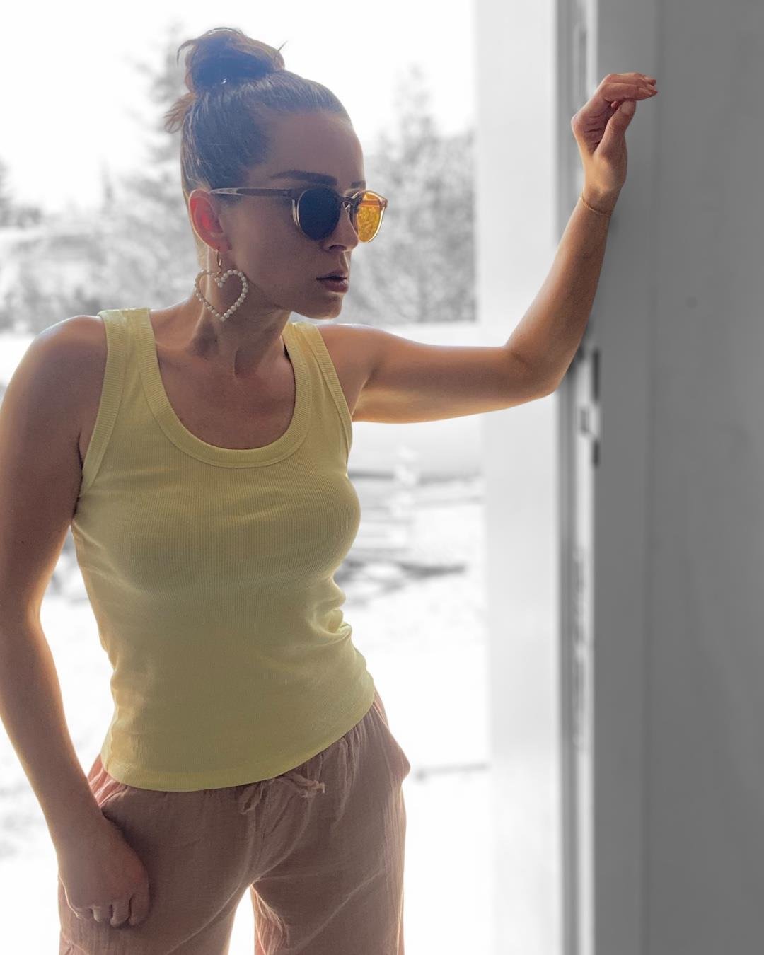 Sarı Ribana Basic Atlet