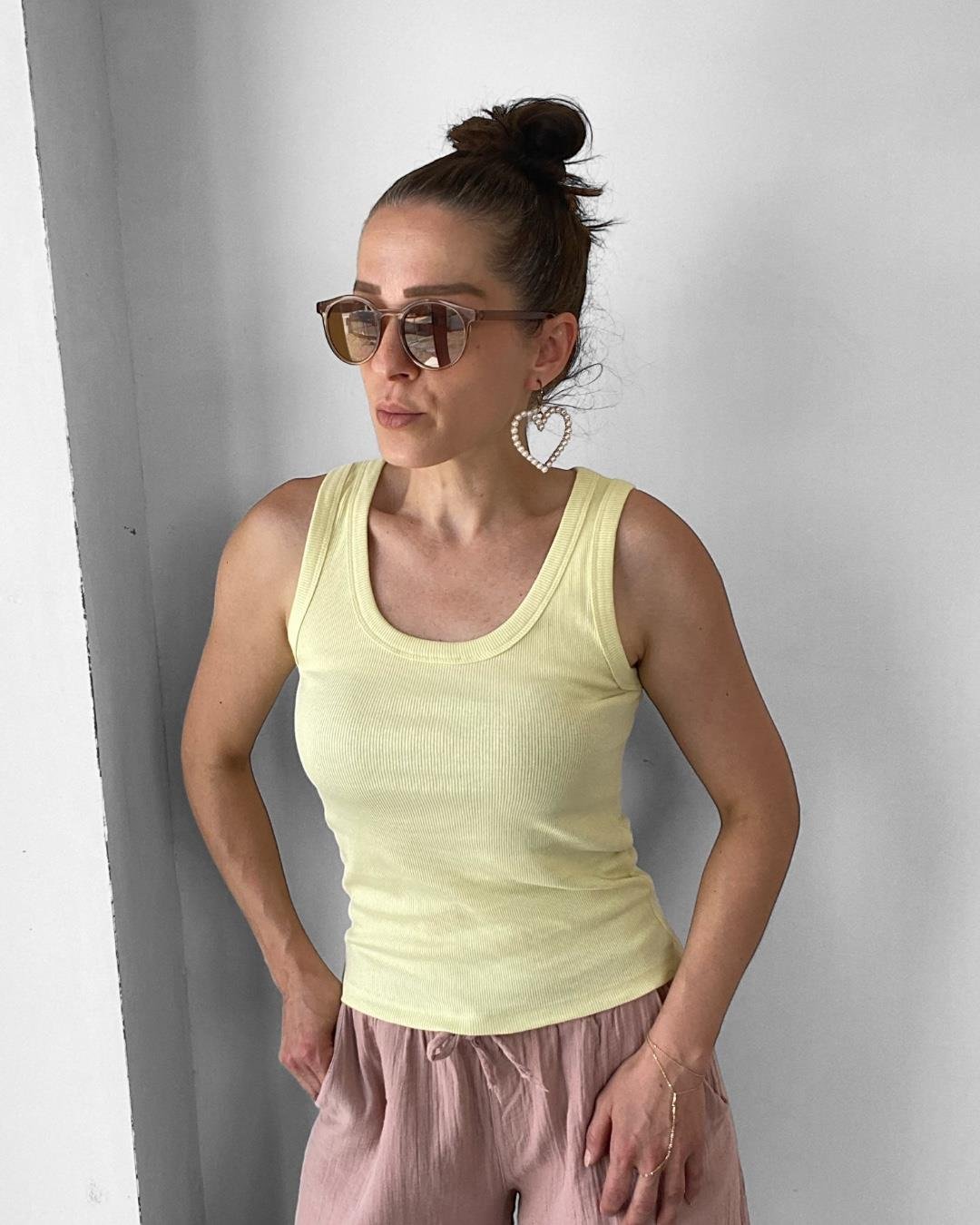 Sarı Ribana Basic Atlet