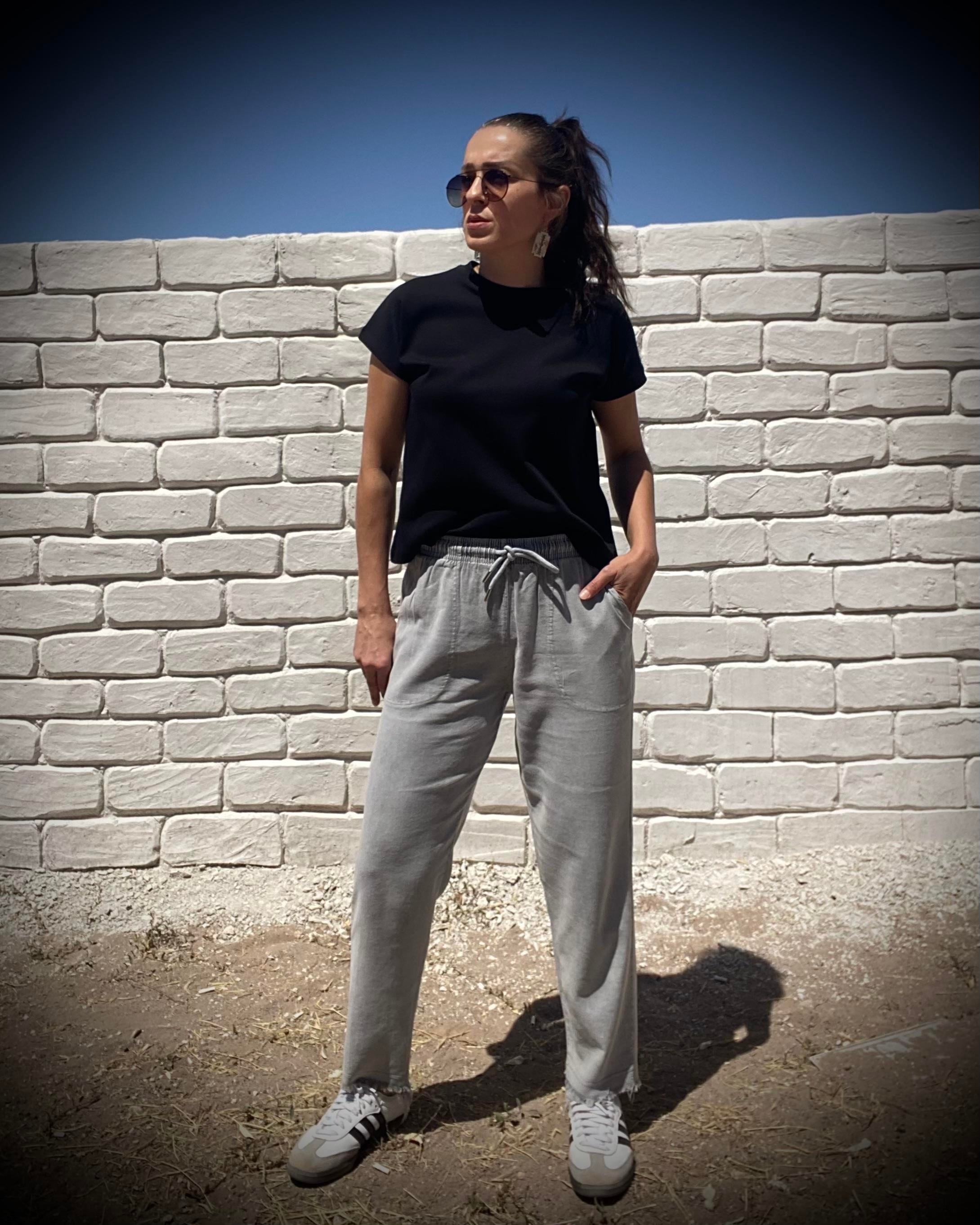 Siyah Bisiklet Yaka Premium Basic Tişört