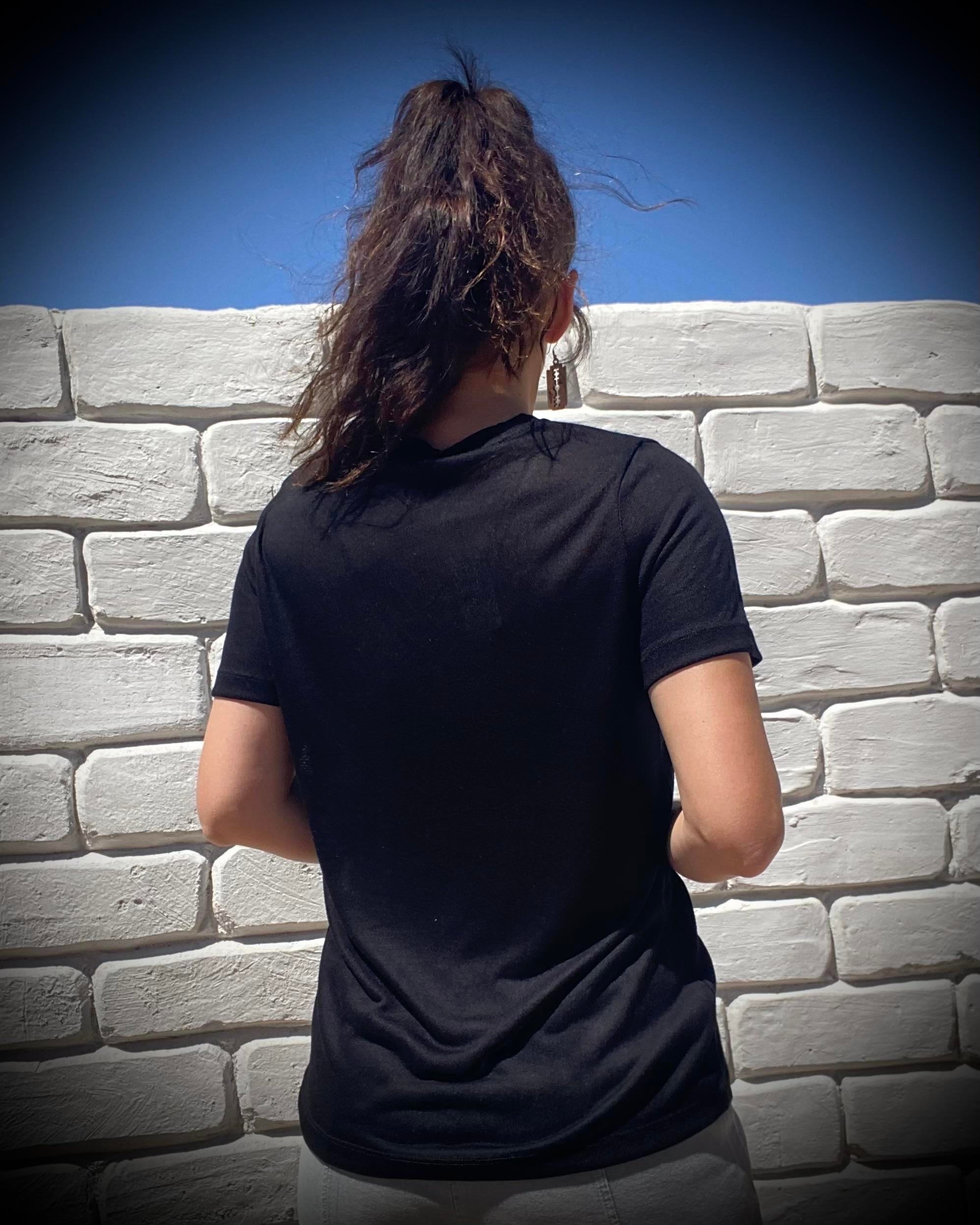 Siyah V Yaka Premium Basic Tişört