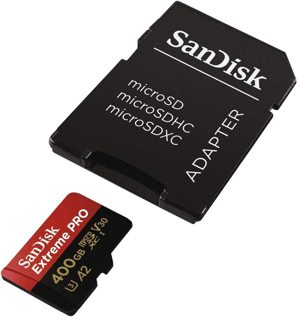 SanDisk Extreme Pro 400GB Micro SDXC UHS-I U3 A2 V30 Hafıza Kartı SDSQXCZ-400G-GN6MA
