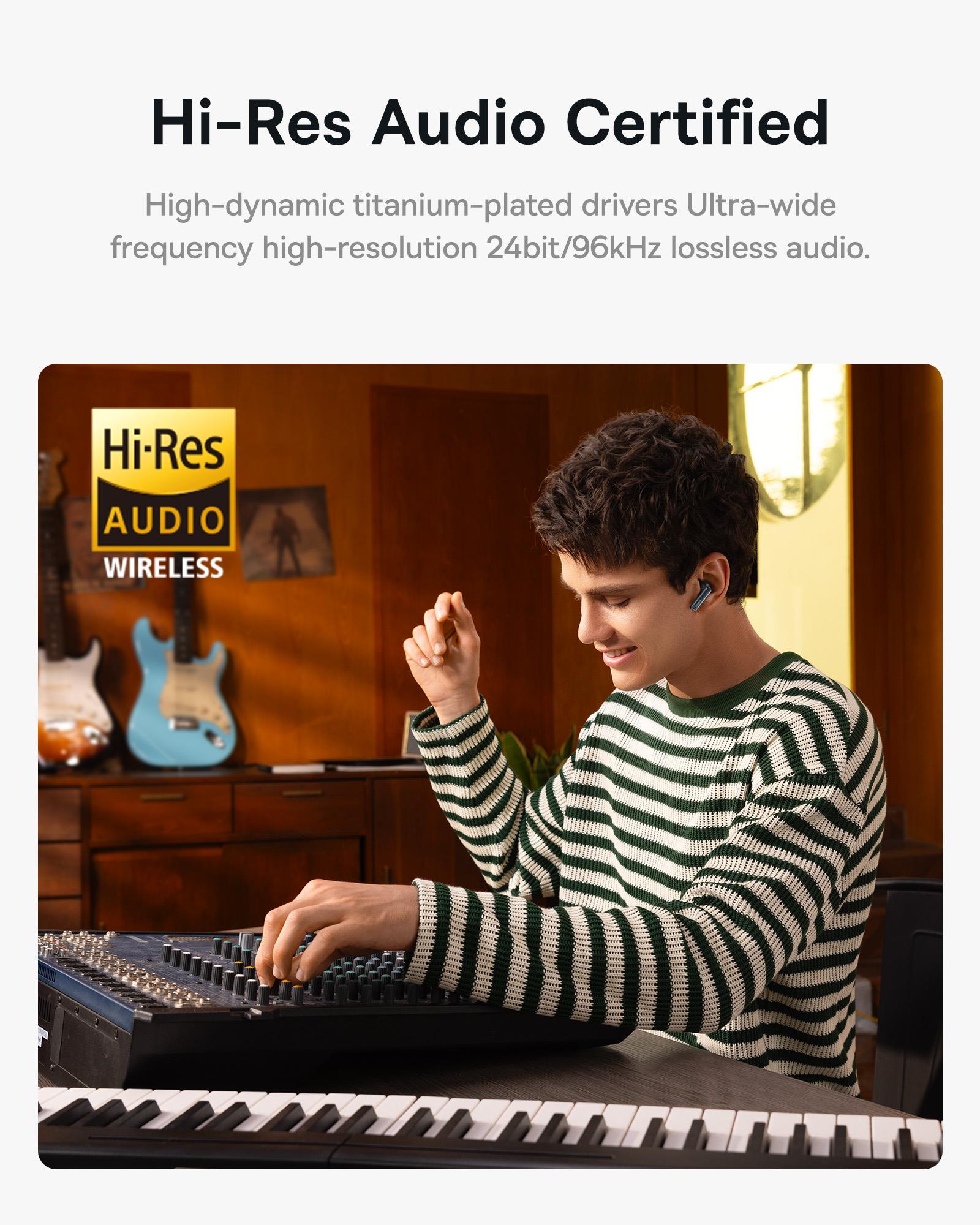 Baseus Bowie M2s Pro Hybrid ANC, Kablosuz Kulaklık, Beyaz