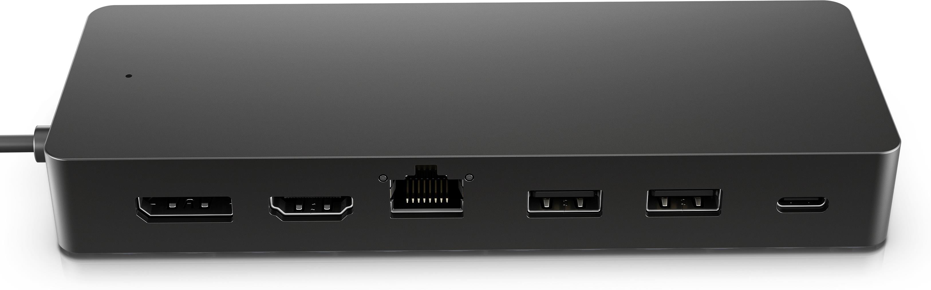 HP Universal USB-C Multiport Hub Yerleştirme USB 3.2 Gen 2 (3.1 Gen 2) Type-C - Siyah