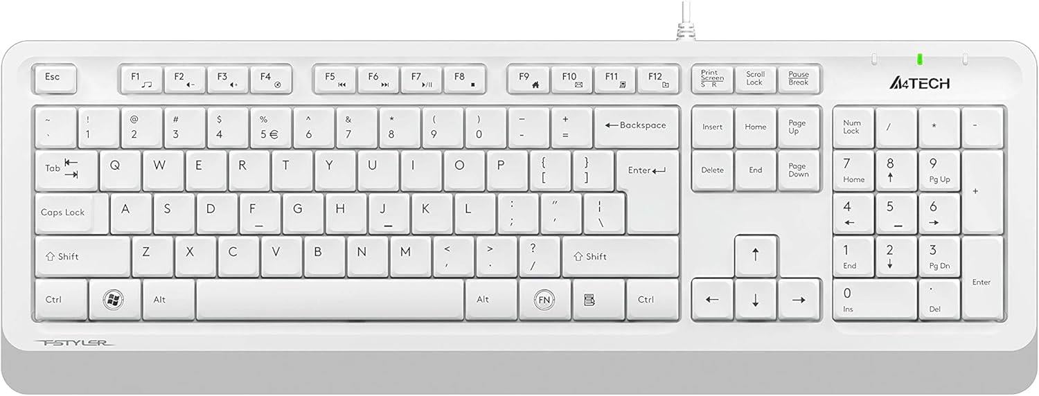 A4-Tech FK10 Q USB Beyaz Klavye