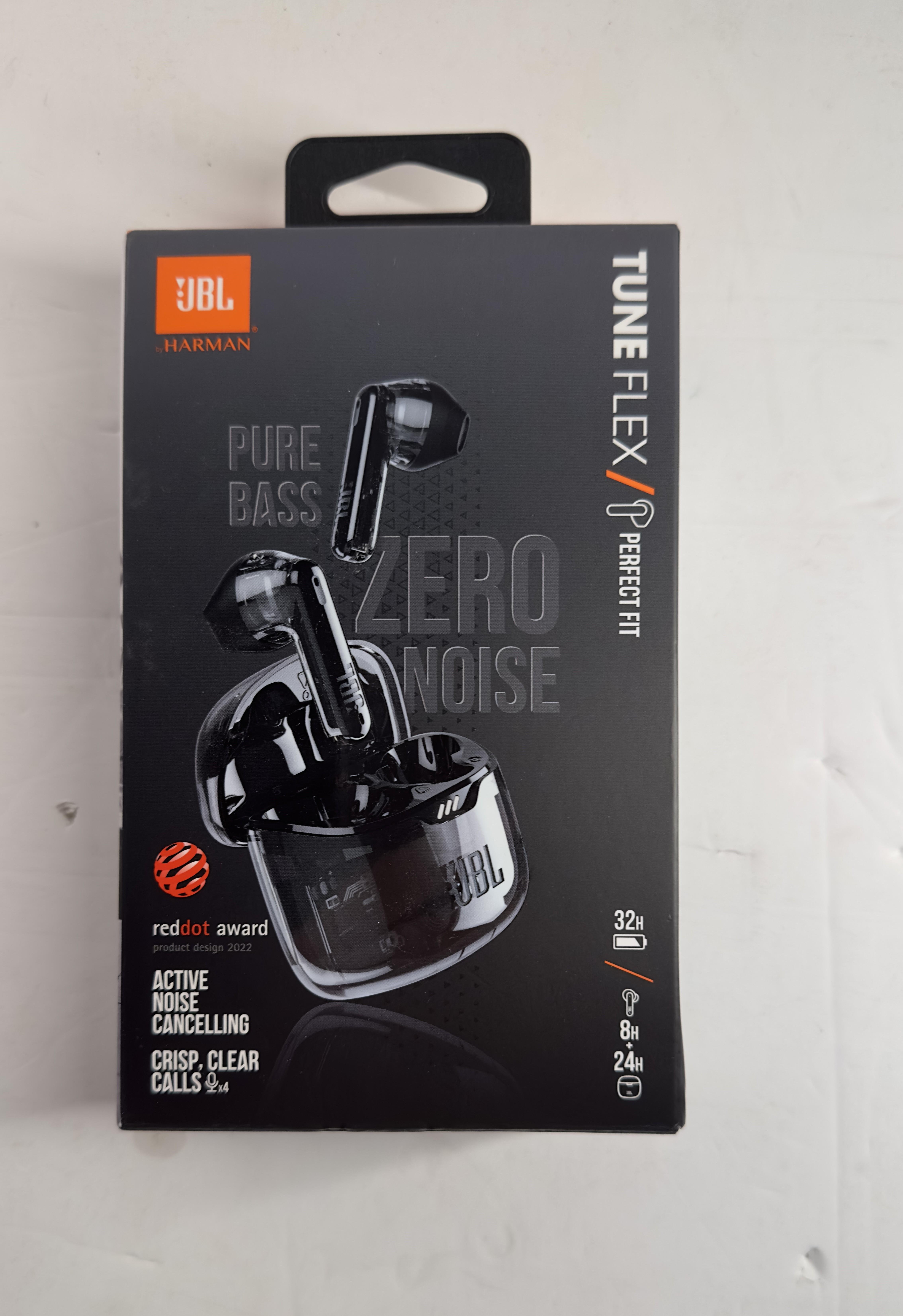 OUTLET JBL Tune FLEX NC Kulakiçi TWS Kulaklık, Ghost Siyah