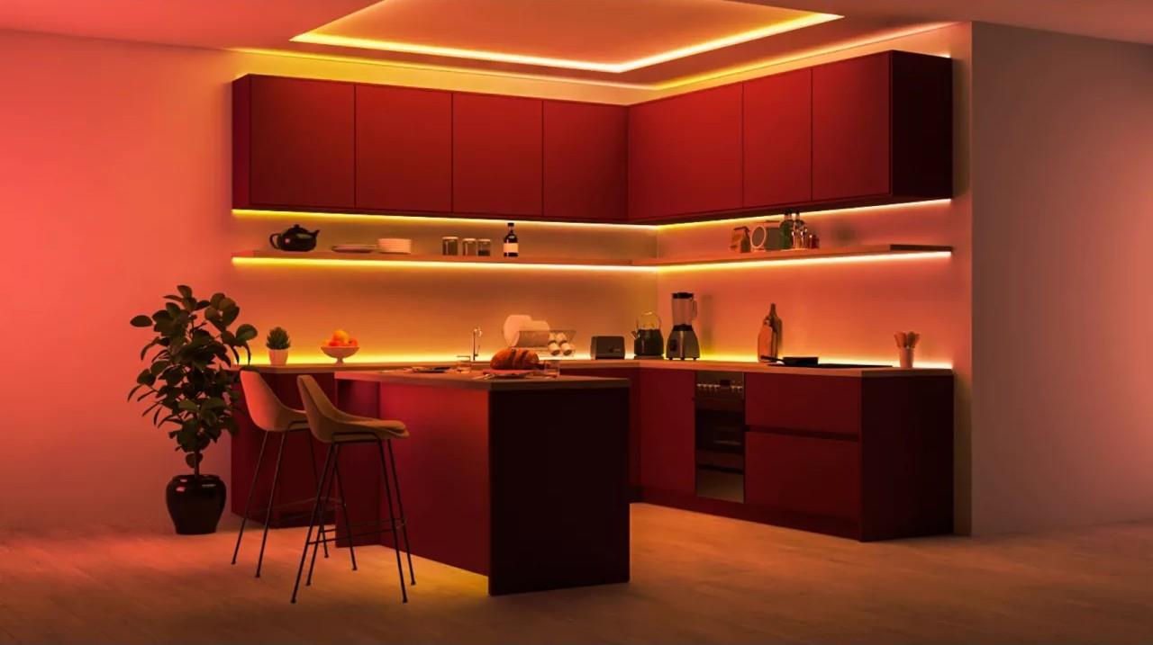 Wiz RGBIC 5 Metre Akıllı Led Şerit (16 Milyon Renk, Wi-Fi Kontrollü) - Google Home, Alexa and HomeKit