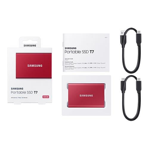 SAMSUNG 500GB TAŞINABLİR T7 MU-PC500R/WW