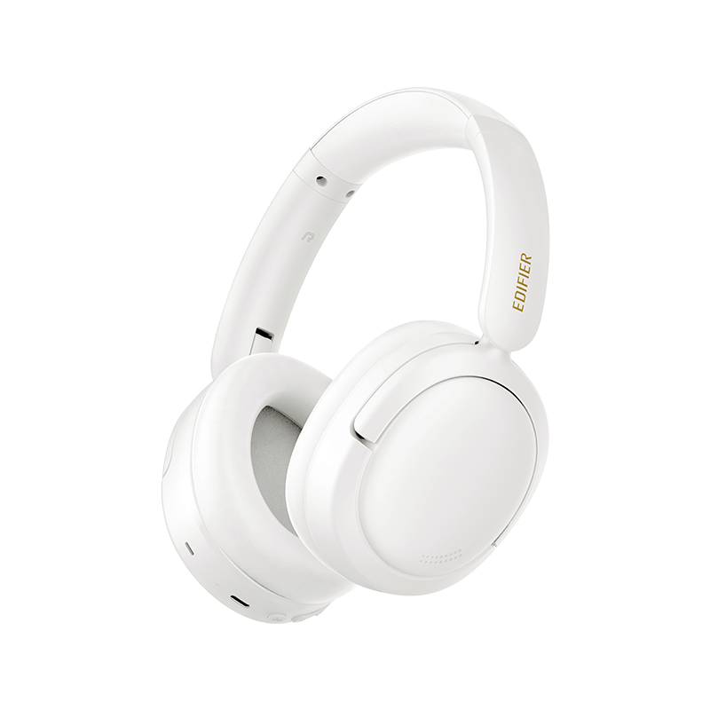 Edifier W800BT SE Bluetooth 5.4 Kablosuz Kulak Üstü Kulaklık – 45 Saat Pil, USB-C, AI Çağrı Gürültü Azaltma - Beyaz