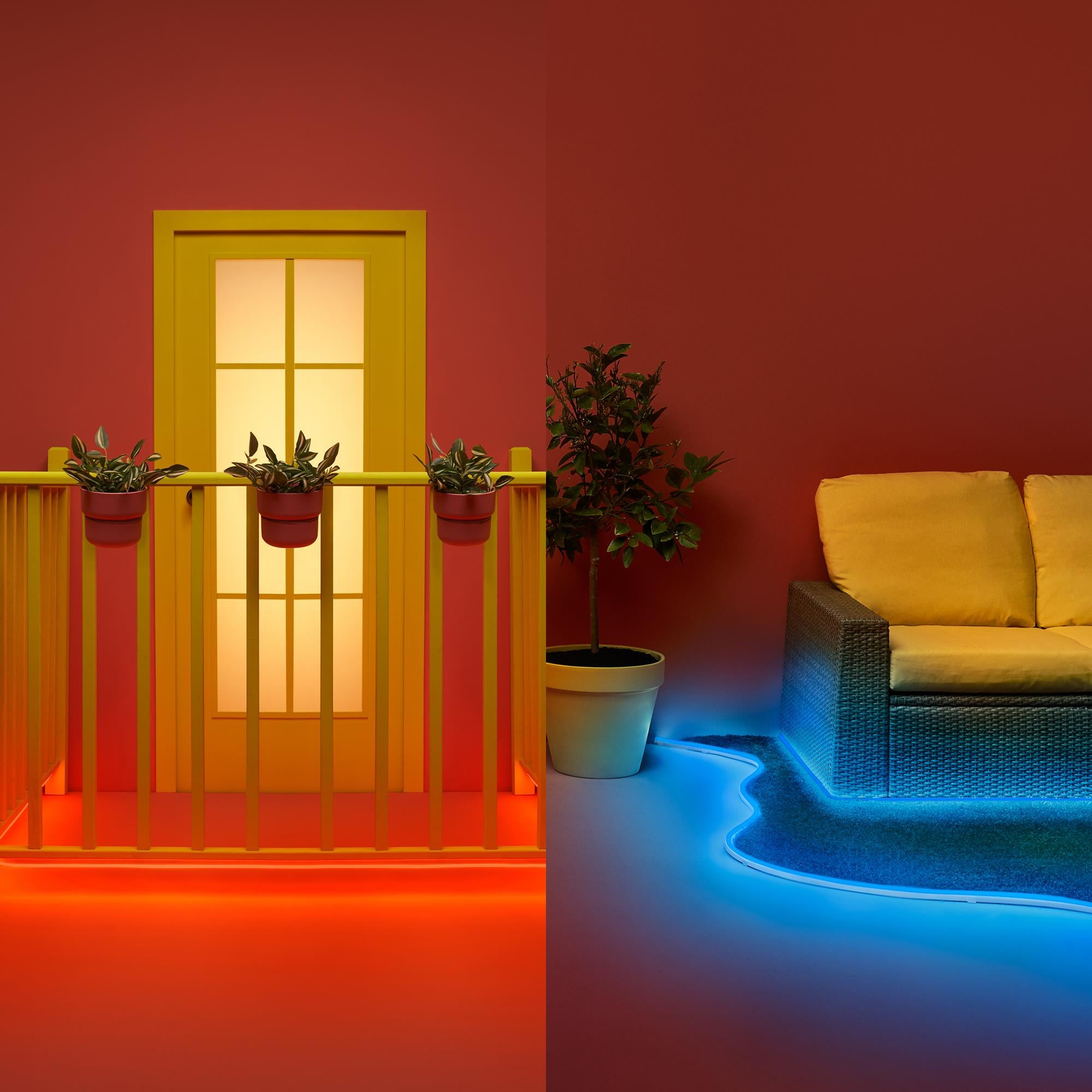 Wiz 5 Metre Akıllı Outdoor Led Şerit 240 Lumen IP65 24 Watt