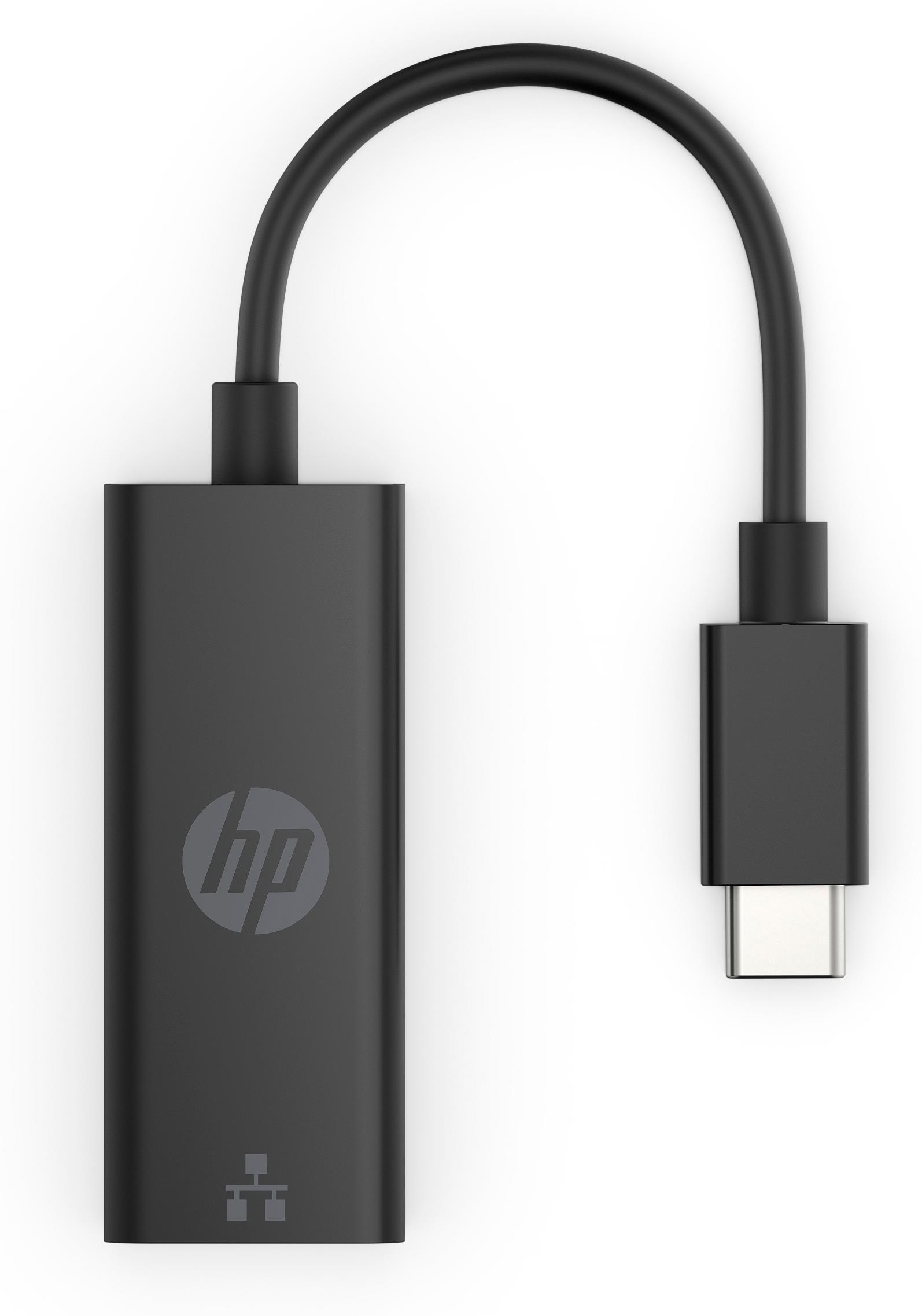 HP USB-C to RJ45 Adapter G2 Çevirici Siyah - 4Z527AA 