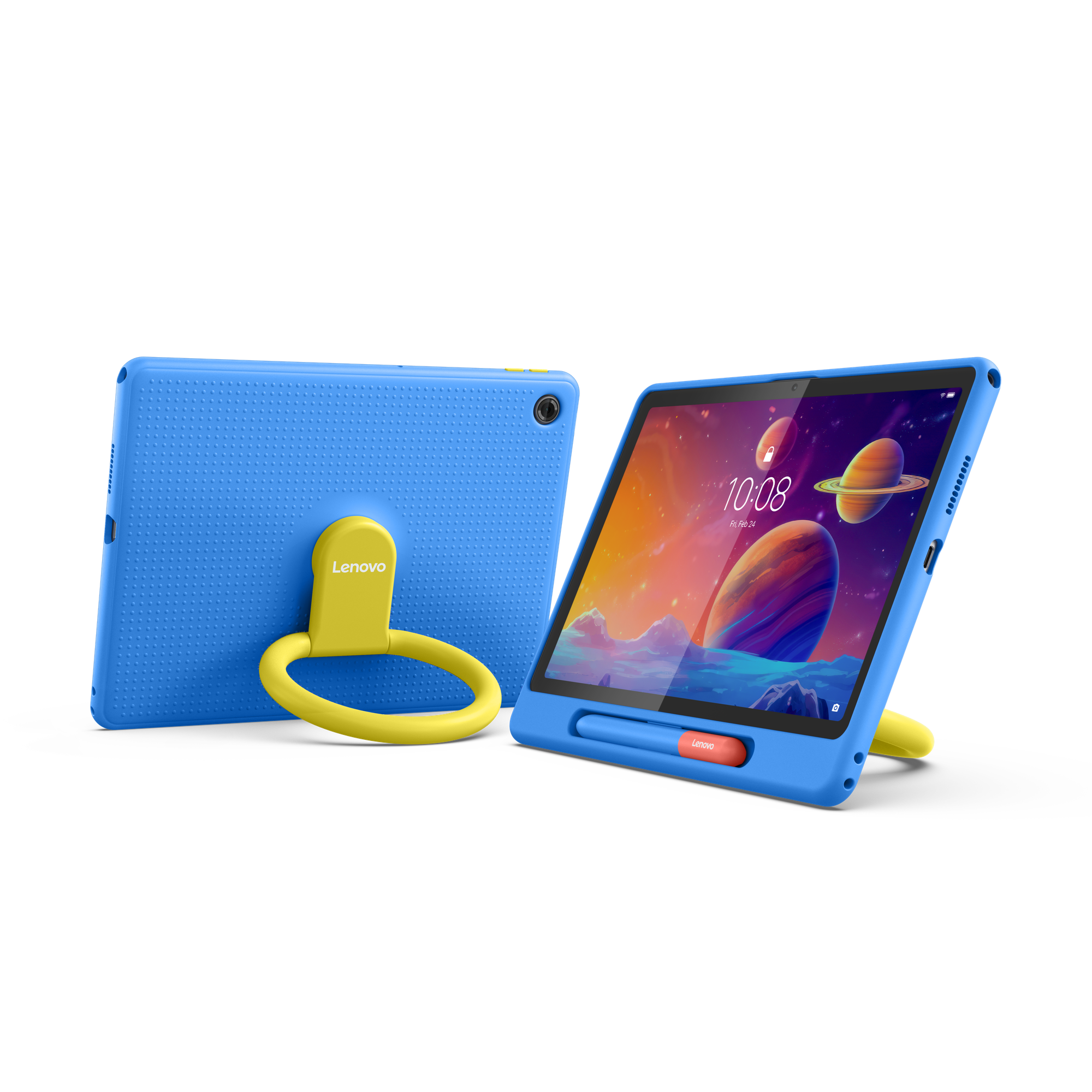 Lenovo Tab + Tab K10 Gen 2 (ZAEH, ZAEJ, ZAEK, ZAEL - TB311FU, TB311XU) Uyumlu Play Suite Kalem + Tablet Kılıfı Mavi ZG38C07051