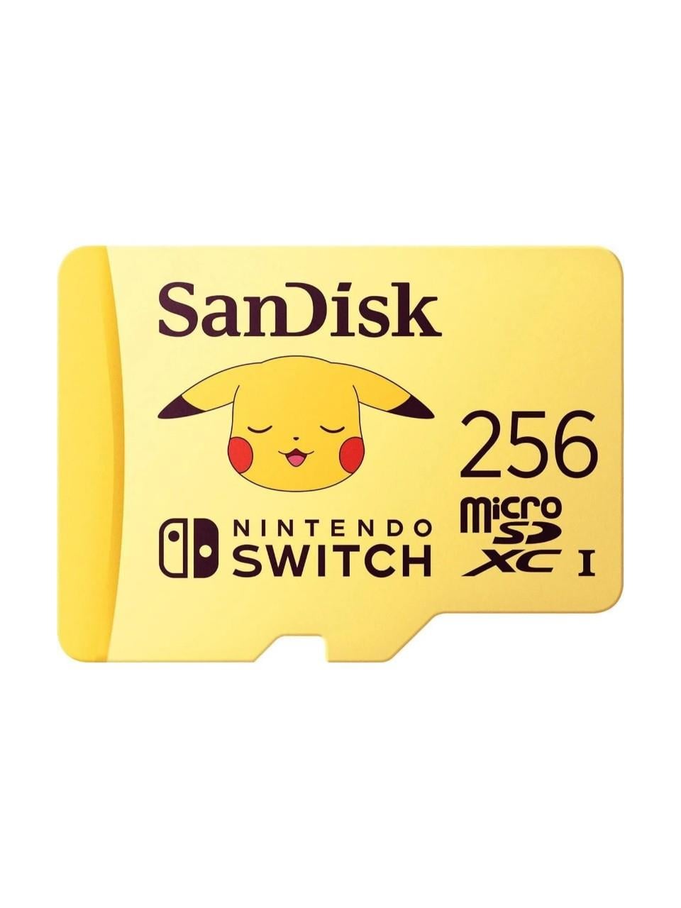 Sandisk Nintendo Switch Pokémon 256GB 100MB/S Microsdxc Lisanslı Hafıza Kartı SDSQXAO-256G-GN6ZK