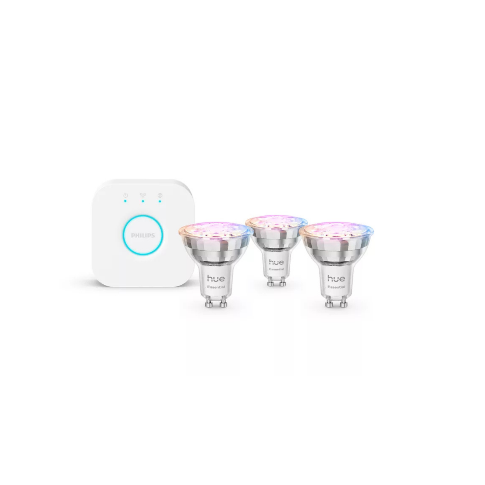 Philips Hue Essential 3'lü GU10 Spot Başlangıç Seti 345 Lumen