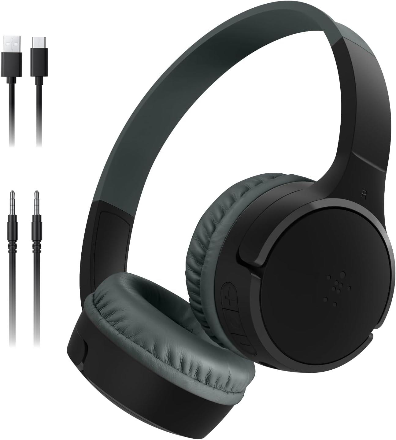 Belkin SoundForm mini Kablosuz Çocuk Kulaklığı, Siyah