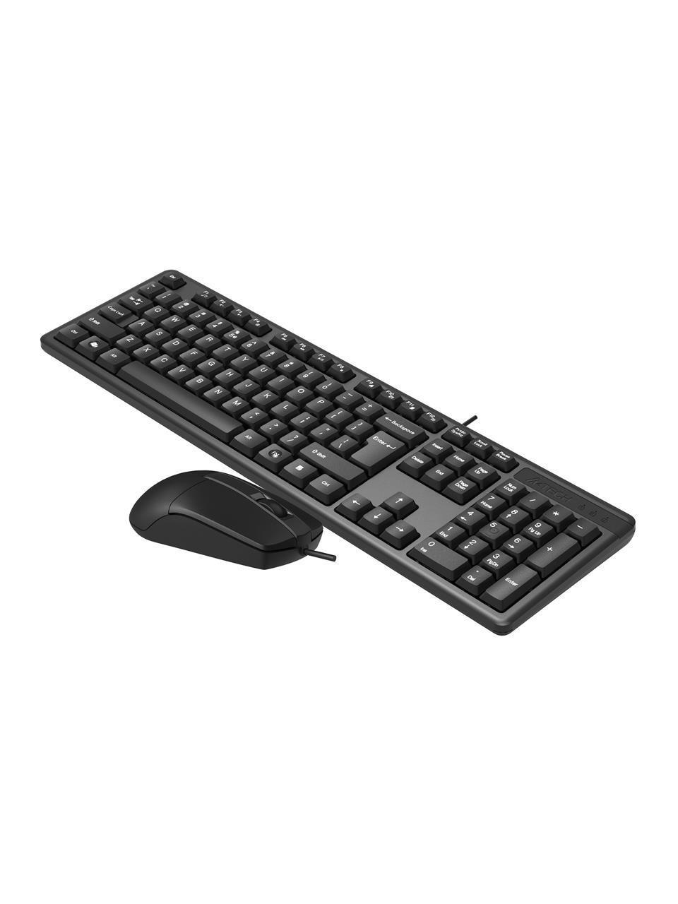 A4-Tech KR-3330S Silent Kablolu Klavye Mouse Seti