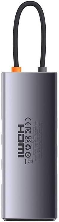 Baseus Hub 8in1 StarJoy Serisi, USB-C - 3X USB 3.1 + HDMI + USB-C PD + RJ45 + microSD/SD