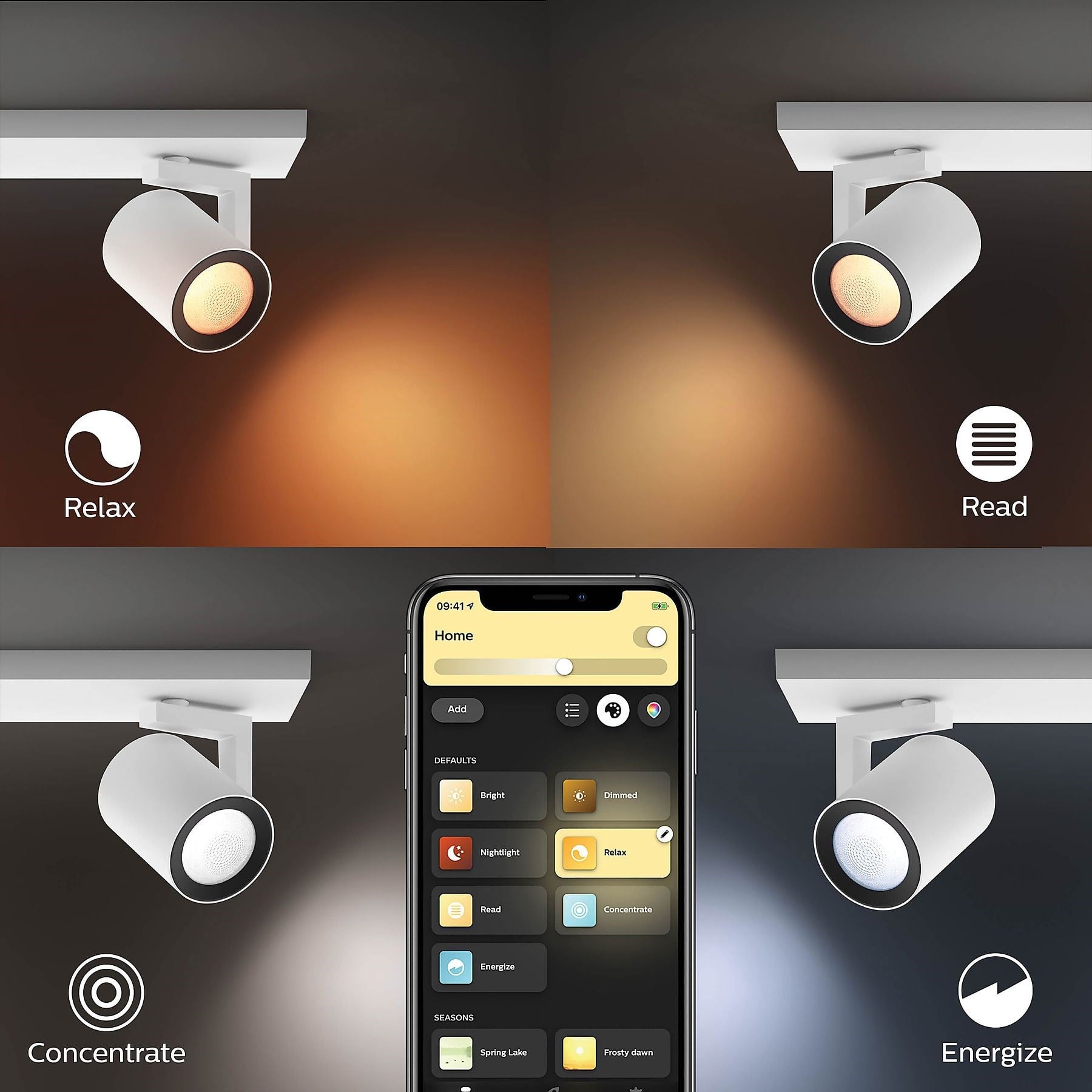 Philips Hue Argenta Tek Spot Lamba 1x4.2W (Beyaz)