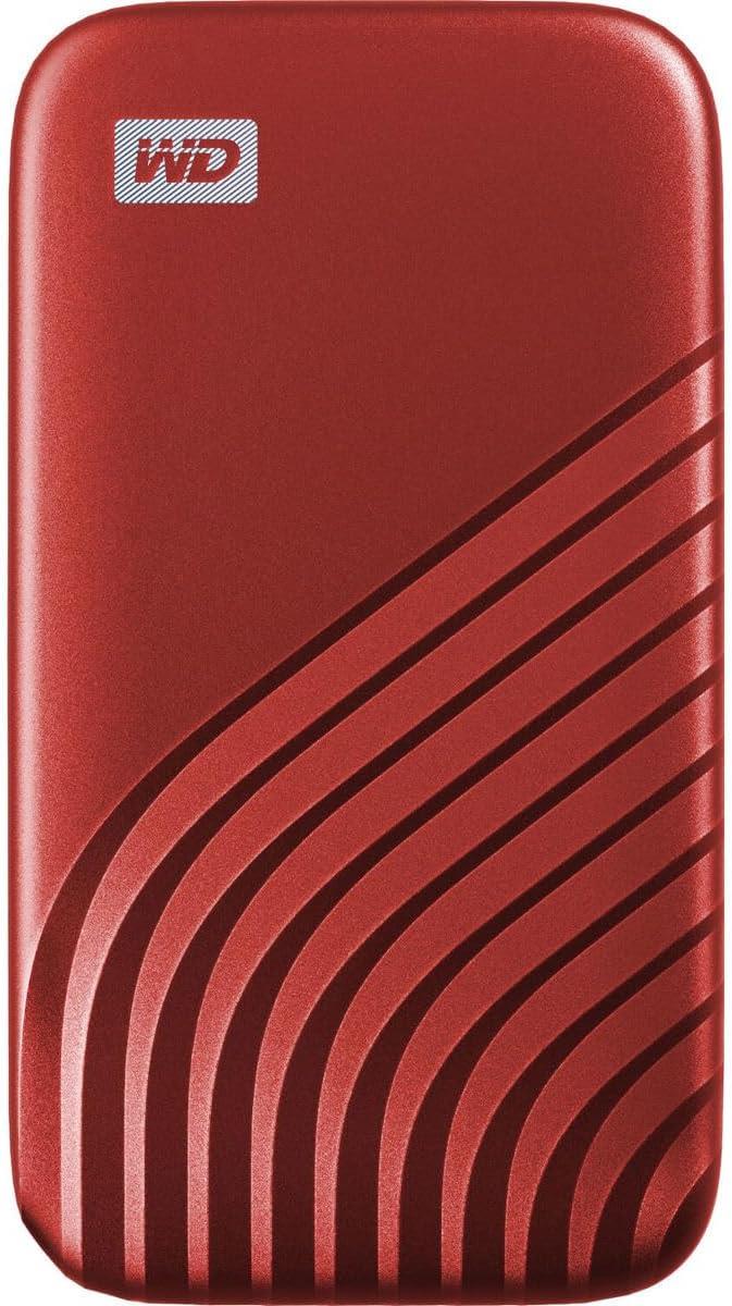WD My Passport 2TB 1050MB/-1000MB/s USB 3.2 Gen 2 Taşınabilir SSD Kırmızı