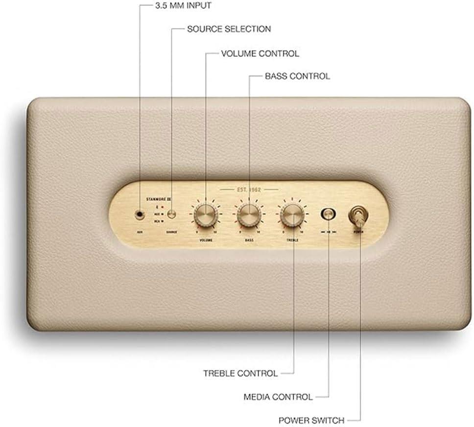 Marshall Stanmore III Bluetooth Hoparlör, Cream