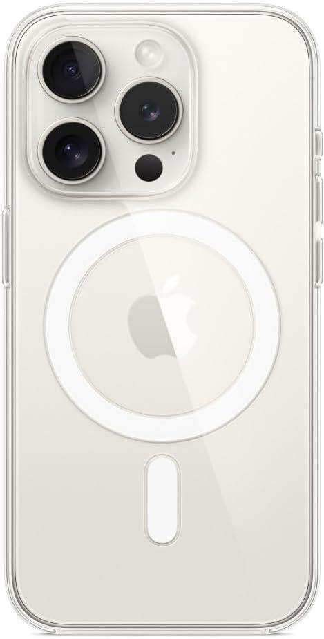 OUTLET Apple iPhone 15 Pro için MagSafe özellikli Şeffaf Kılıf ​​​​​​​