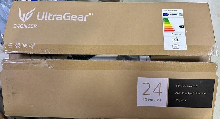 OUTLET LG UltraGear 23.8 1Ms 144Hz (HDMI+Display) FHD IPS Oyuncu Monitör 24GN65R-B