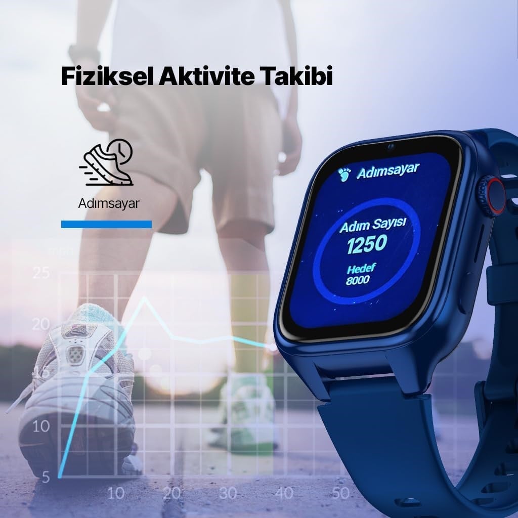 Ttec Kidi GPS 4G Sim Kartlı Akıllı Çocuk Saati Balerin Pembesi 2KSW02