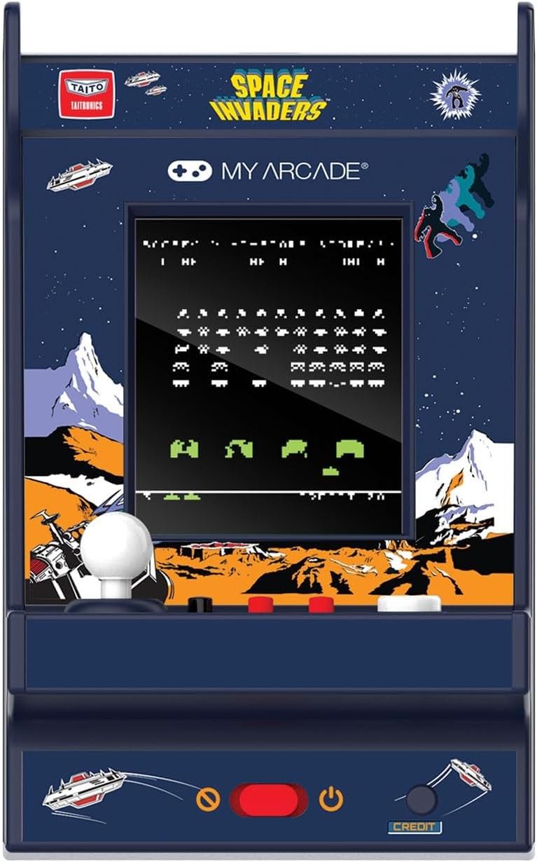 My Arcade 12cm Space Invaders Retro Konsol