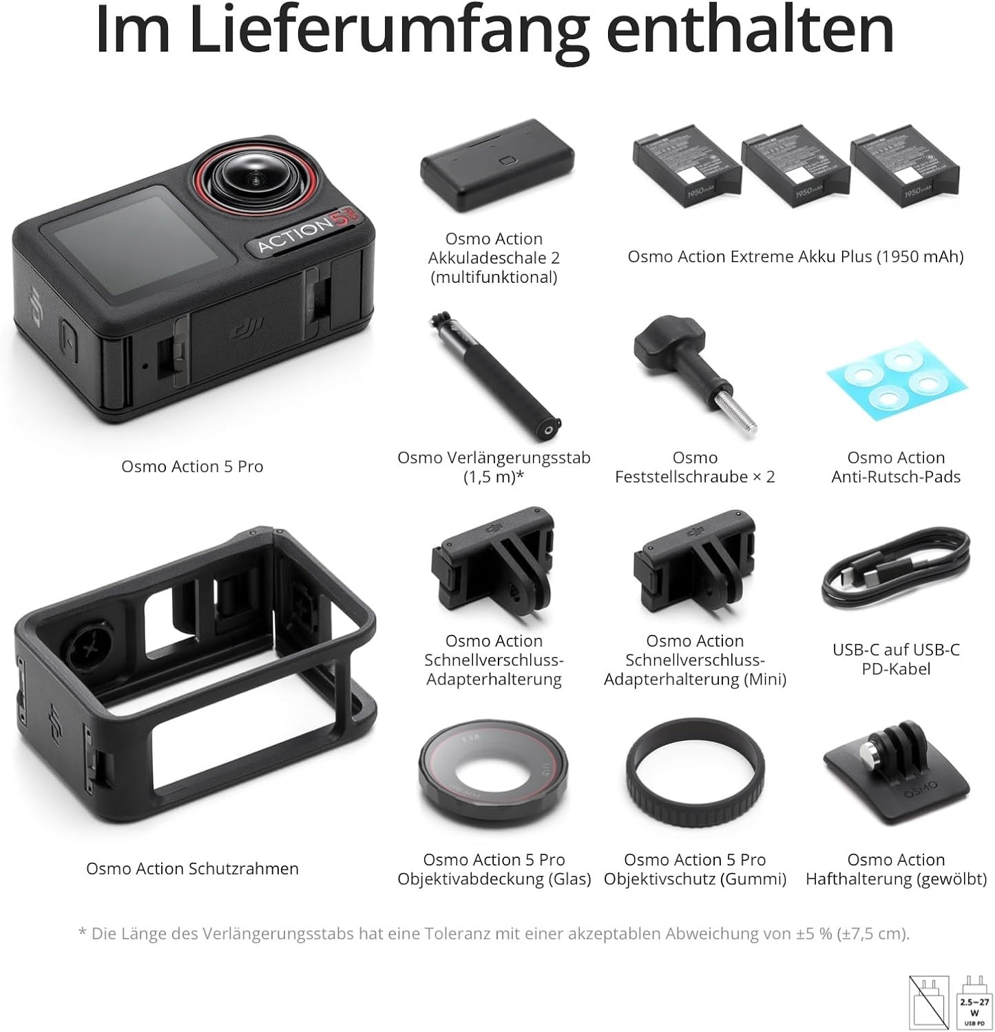 DJI Osmo Action 5 Pro Adventure Combo, Aksiyon Kamerası