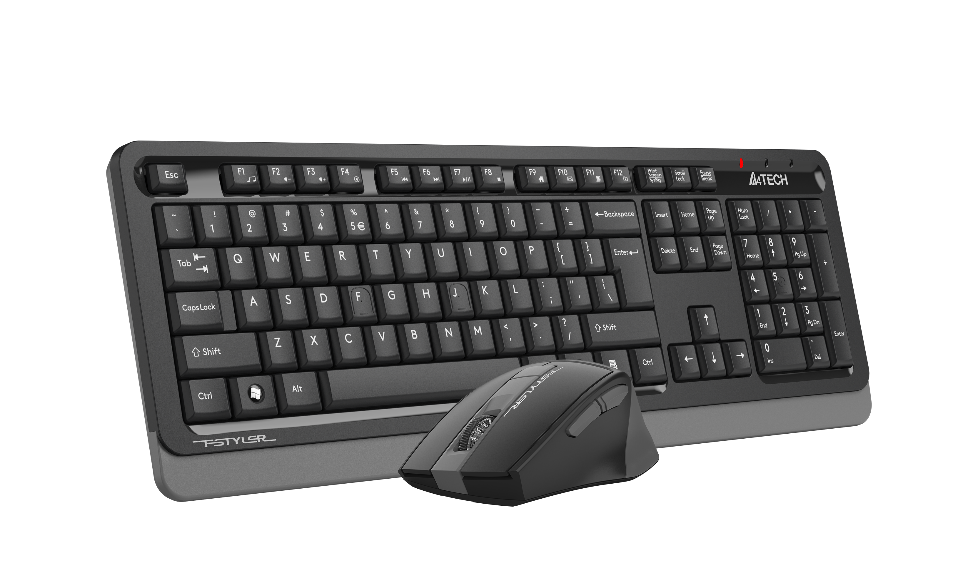 A4-Tech FG1035 Kablosuz Q Klavye Mouse Set - Gri