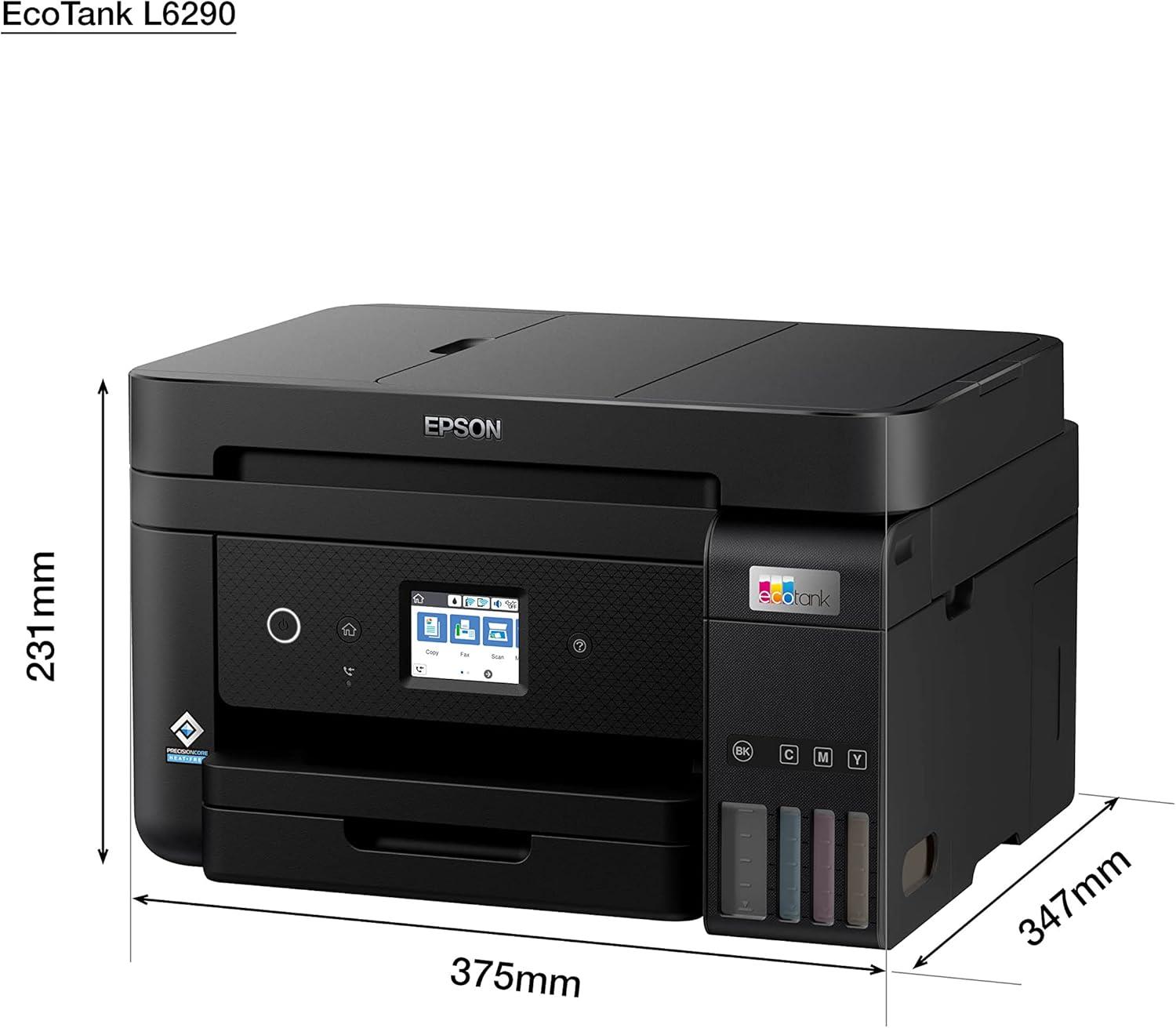 Epson Ecotank L6290 Wi-Fi/Tarayıcı/Fotokopi/Faks Renkli Çok Fonksiyonlu Tanklı Yazıcı