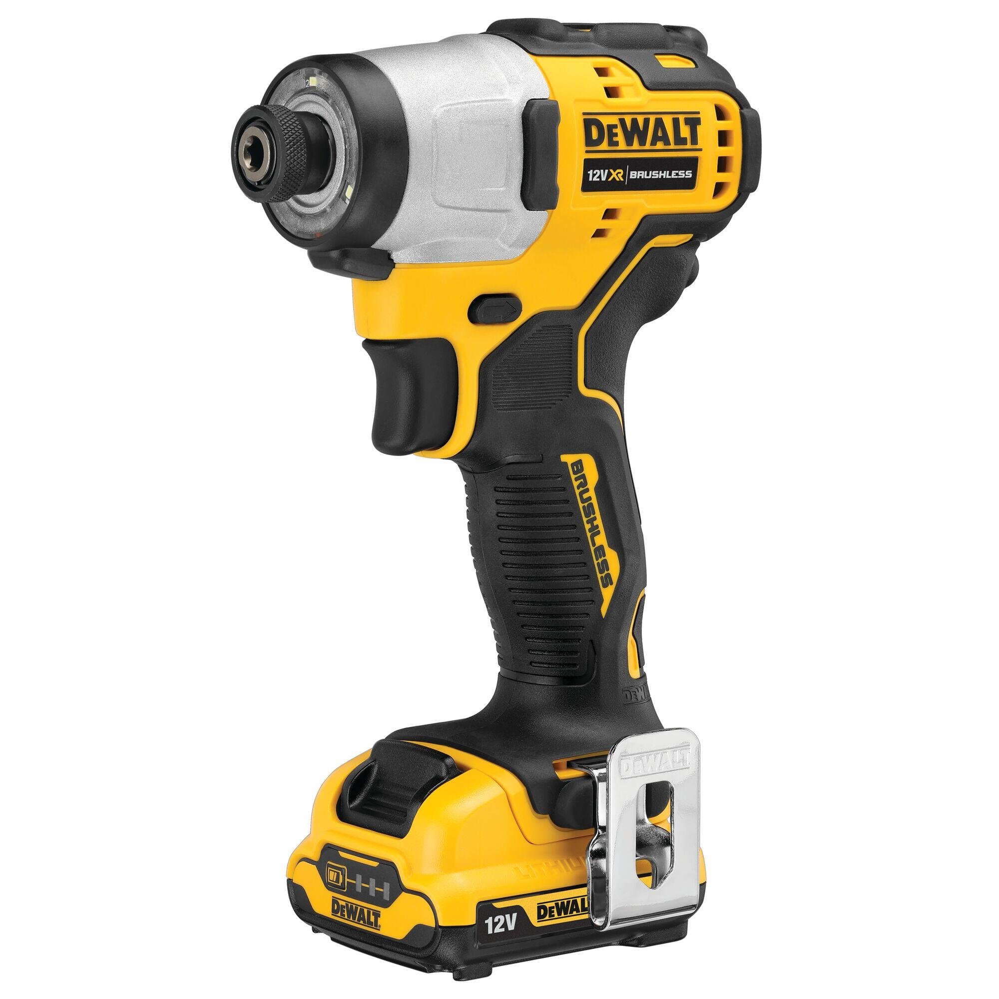 Dewalt 12V 2.0AH Kömürsüz Çift Akülü Darbeli Vidalama Makinesi - DCF801D2-QW