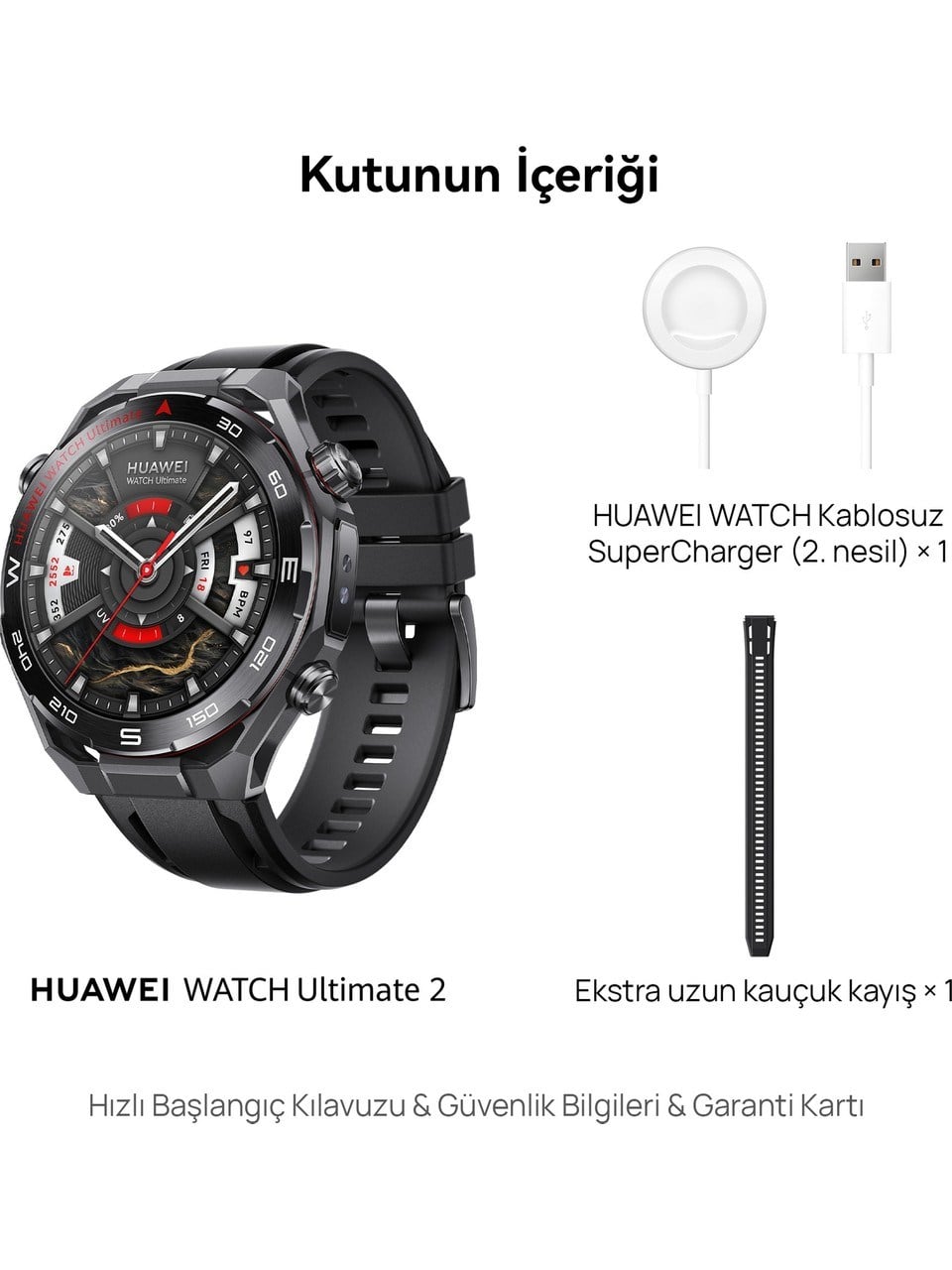 Huawei Watch Ultimate 2 - Black 55020GMQ (March-B19BT)