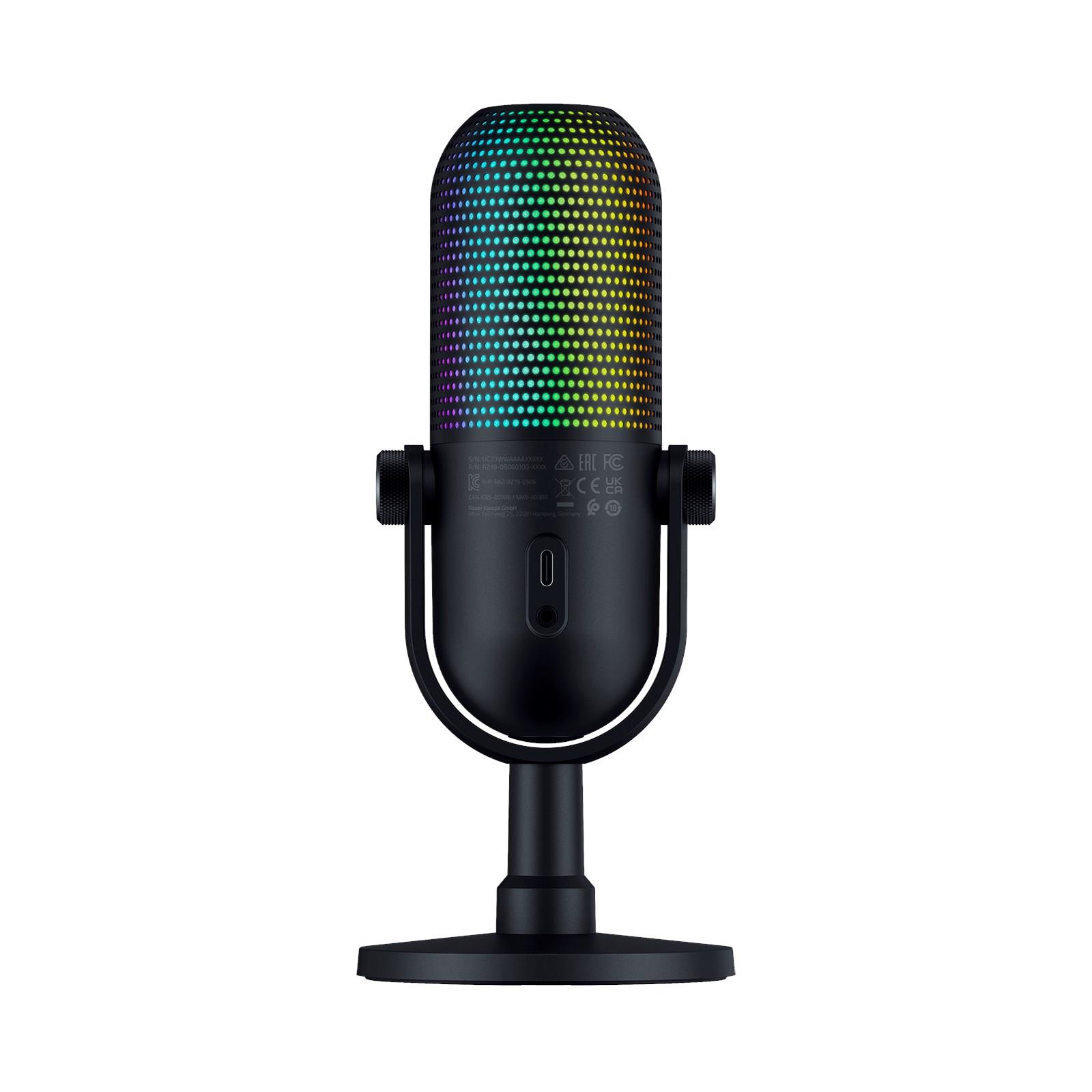 Razer Seiren V3 Chroma RGB Mikrofon Siyah RZ19-05060100-R3M1