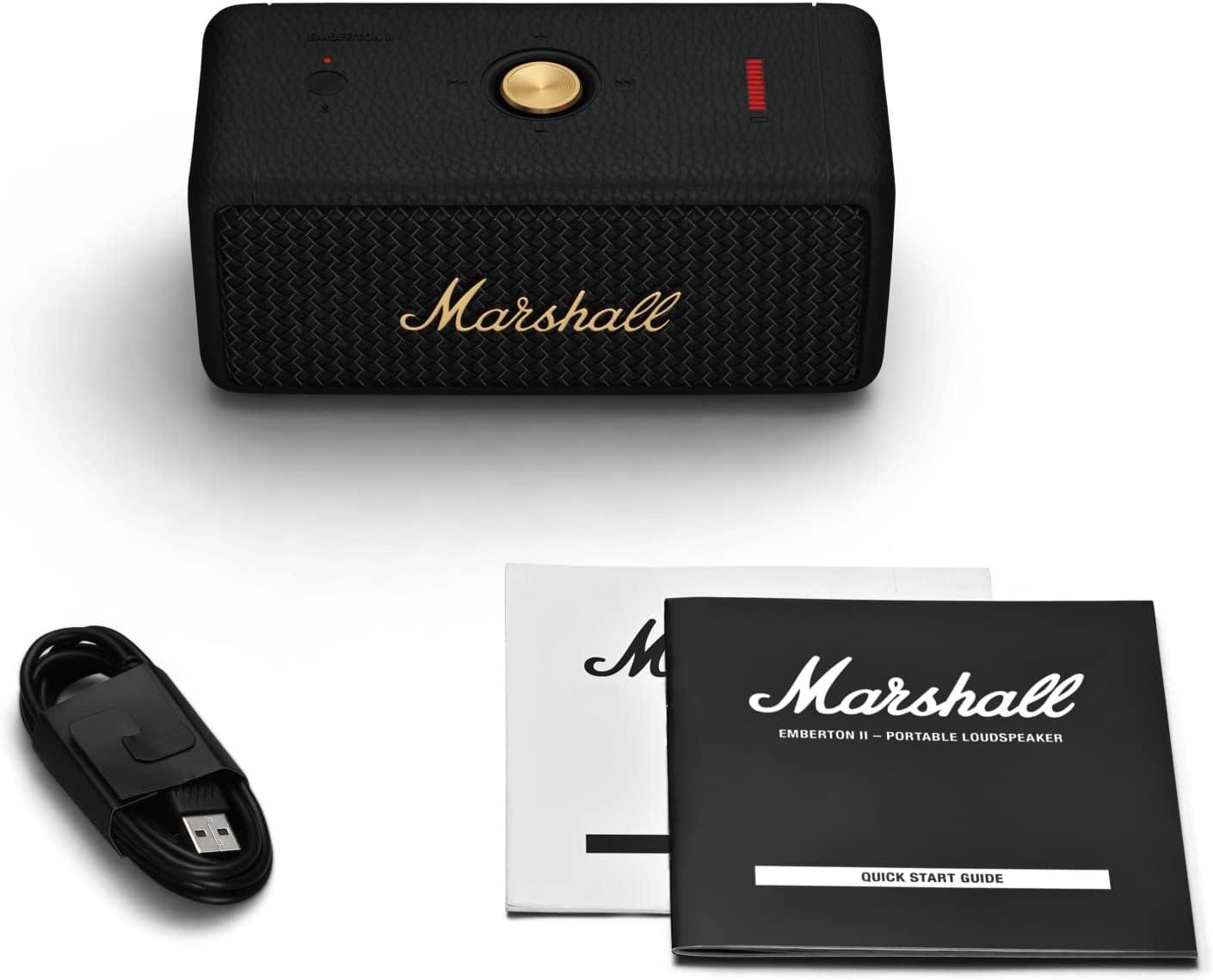Marshall Emberton II BT Hoparlör, Black&Brass