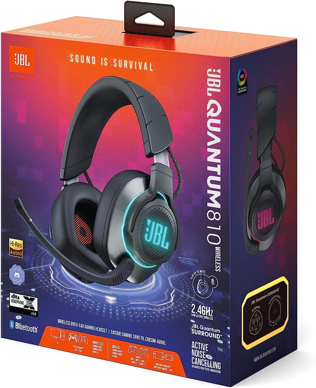 JBL Quantum 810 Kablosuz Gaming Kulaklık - Siyah