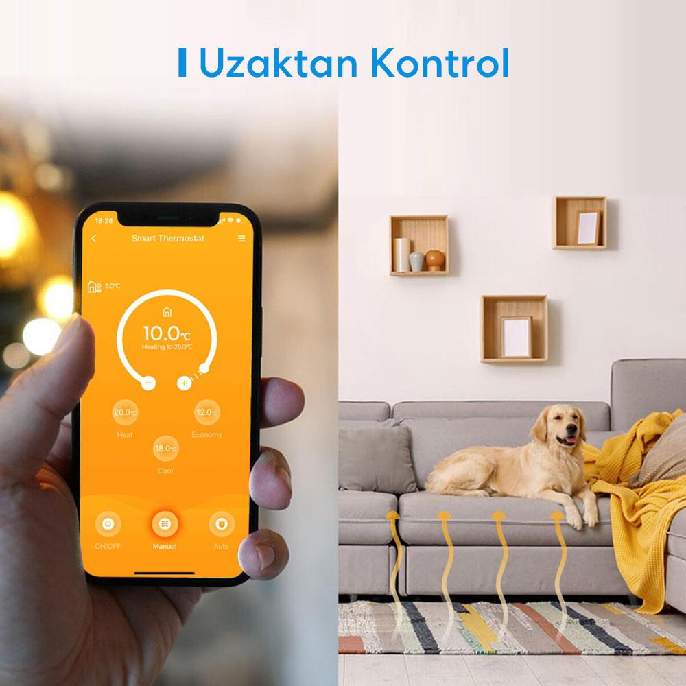 Meross Akıllı Termostat Yerden Isıtma MTS200