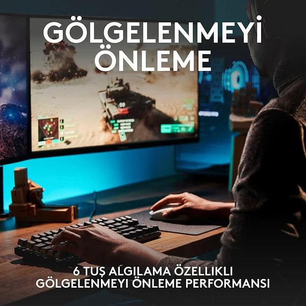 LOGITECH G413 SE AYDINLATMALI TAM BOYUTLU TÜRKÇE Q MEKANİK OYUN KLAVYESİ - SİYAH 920-010556