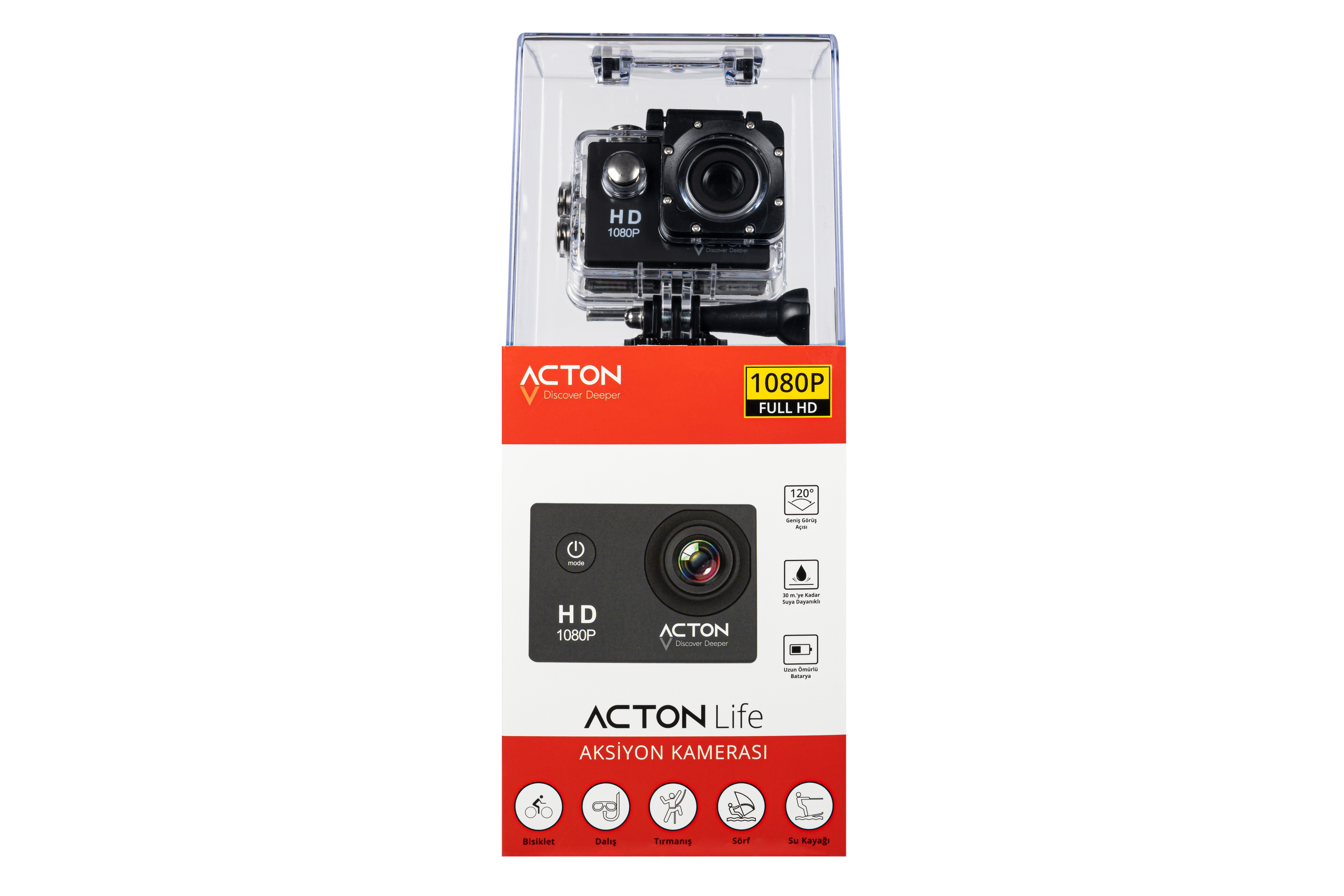 Acton Life Aksiyon Kamera - Siyah
