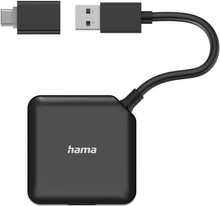 Hama USB Hub, 4 Ports, USB 3.2, 5Gbit, USB-C Adaptör