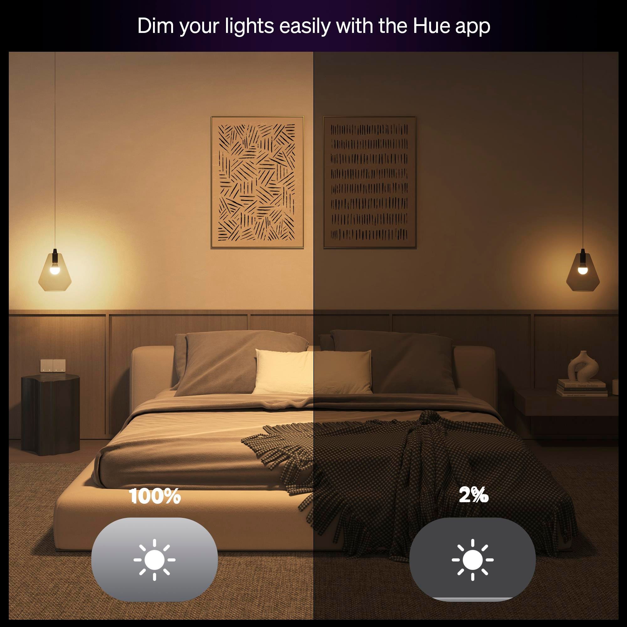 Philips Hue Essential 8W E27 806 Lumen Renkli Akıllı Ampul A60 (2'li Ekopaket)