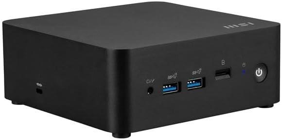 MSI CUBI NUC 1M-002EU CORE 5 120U 8GB DDR5 512GBB SSD W11PRO SIYAH MINI DT PC