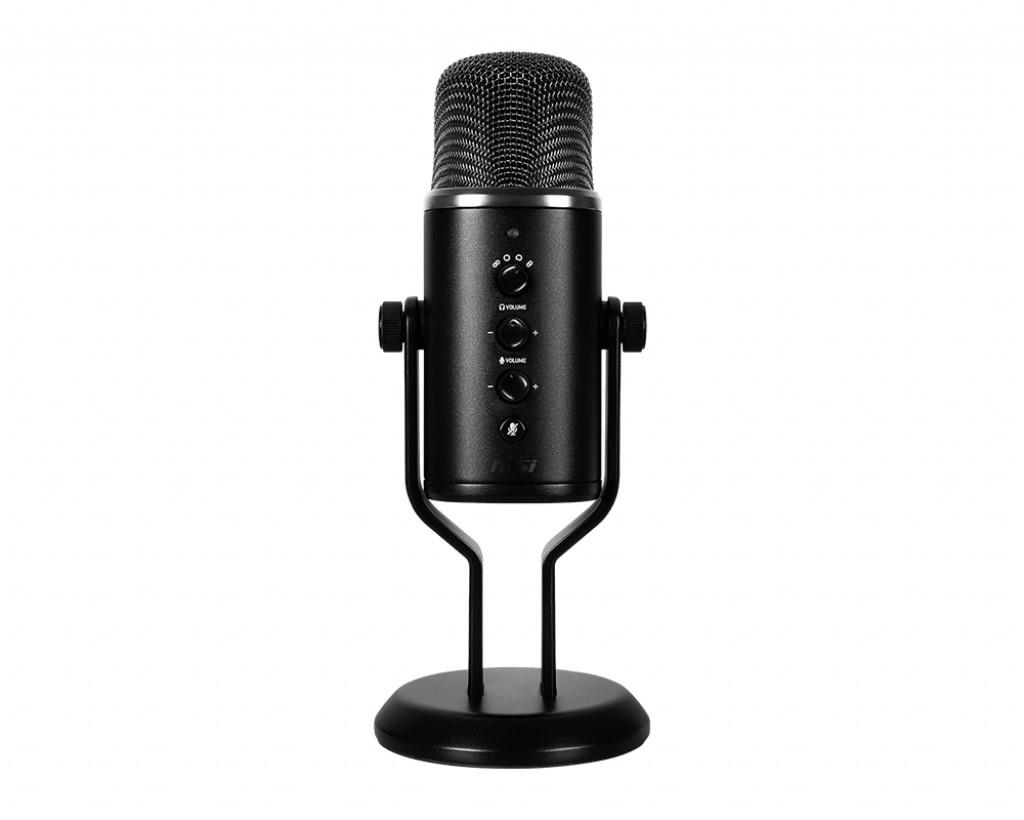 MSI GG IMMERSE GV60 STREAMING MIC YAYINCI MIKROFONU 24BİT/96KHZ SARKI SOYLEME PODCAST ROPORTAJ TOPLANTI VE OYUN YAYINLARI ICIN 4 FAR