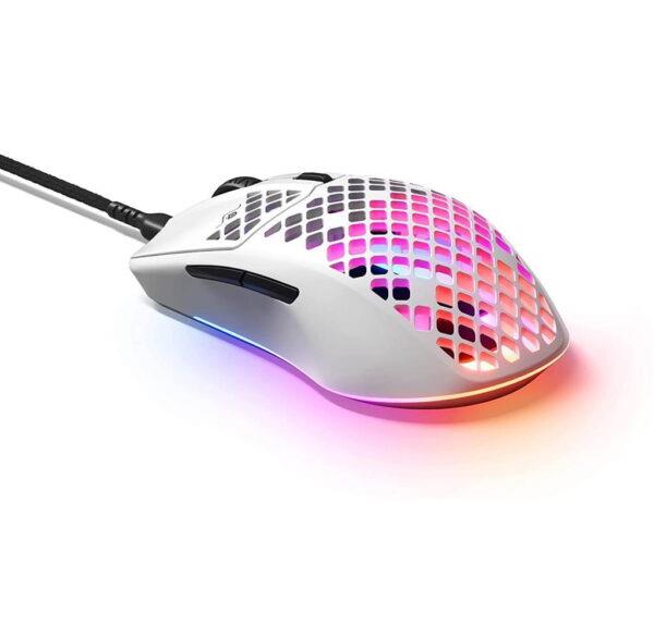 SteelSeries Aerox 3 2022 RGB Kablolu Snow Gaming Mouse (SSM62603)