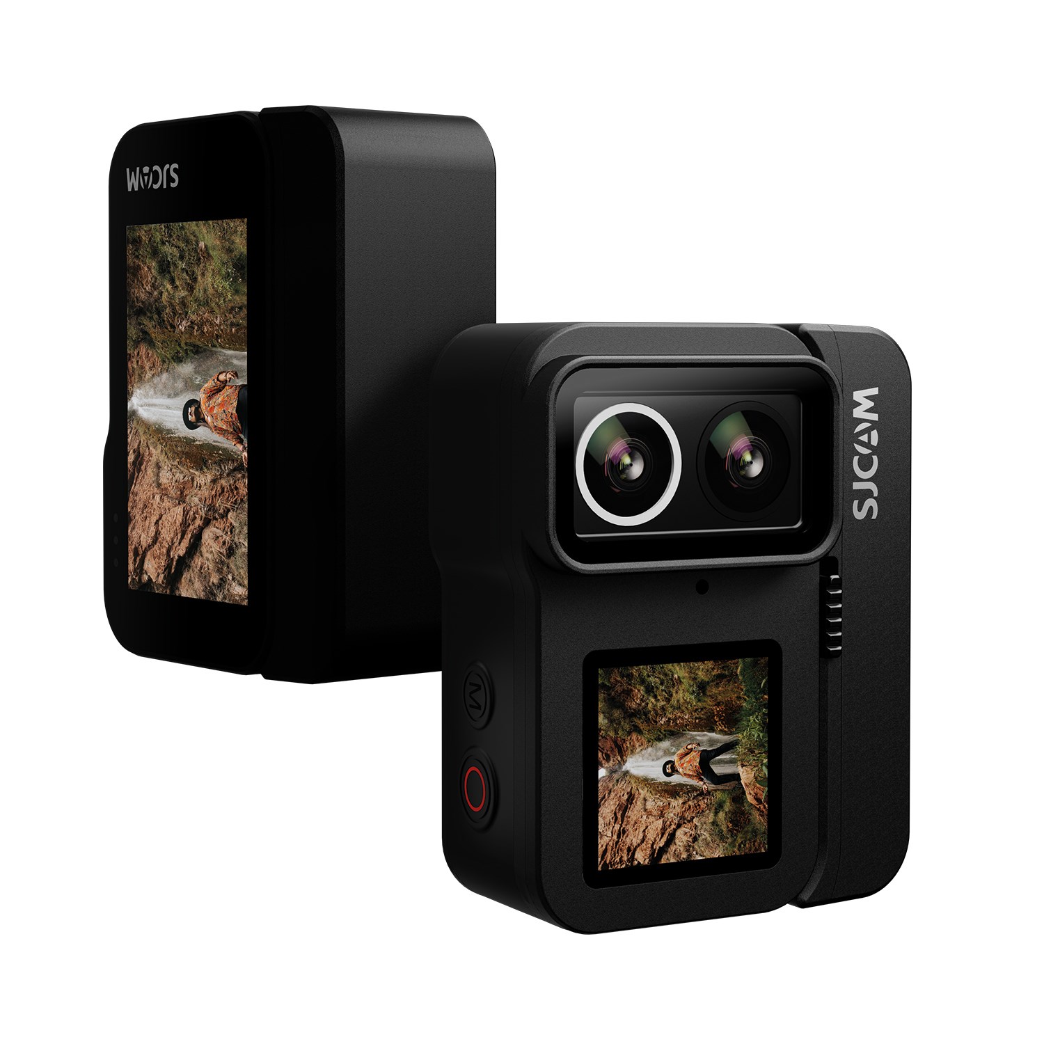 Sjcam SJ20 Aksiyon Kamera Çift Lensli Çift Ekranlı Wifi 4K/30 Fps 6 Eksenli Stabilizasyon