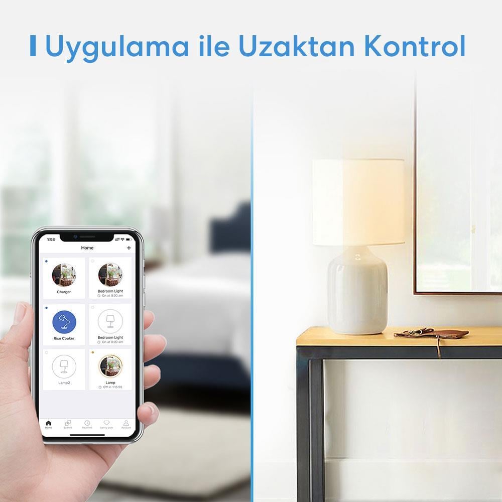 Meross Akıllı Anahtar Dokunmatik Çift Yön MSS550