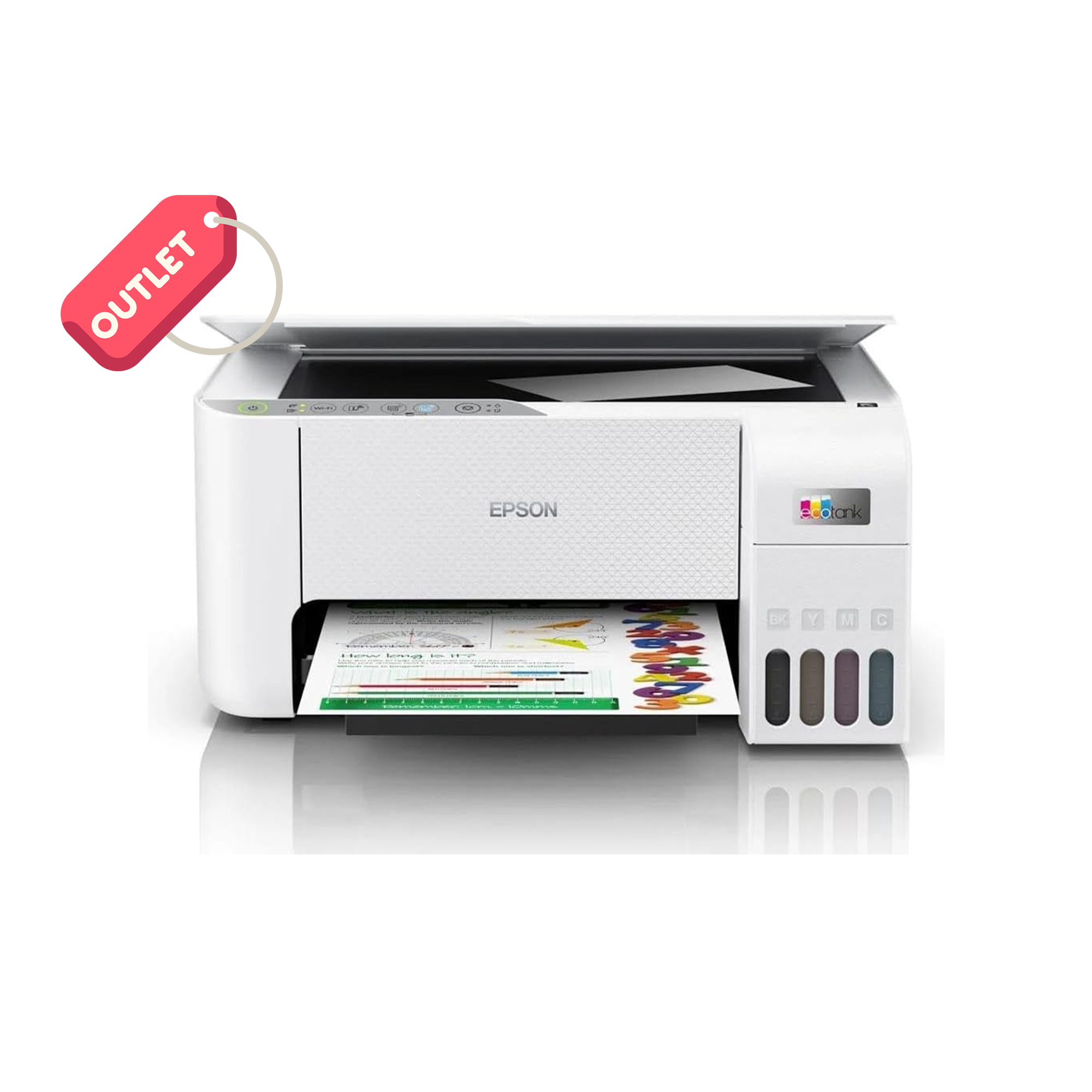 OUTLET Epson L3256 Wi-Fi Tarayıcı + Yazıcı + Fotokopi Renkli Çok Fonksiyonlu Tanklı Yazıcı