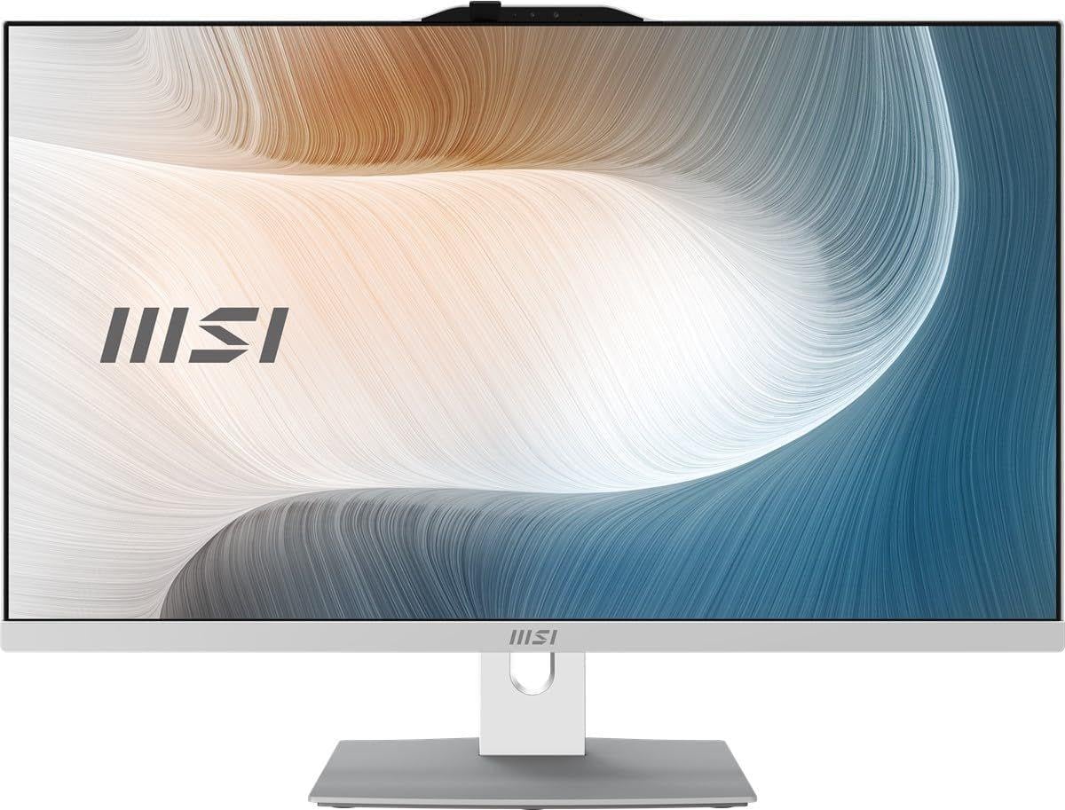 MSI MODERN AM272P 12M-1209TR 27 FHD 16:9 (1920X1080) I7-1255U 16GB DDR4 1TB SSD W11H BEYAZ AIO PC