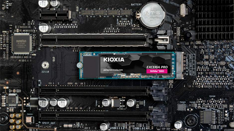 Kioxia PCIe M2 1TB Exceria Pro NVMe 3D 7300/6400